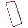 Bolsa Magnética de Vidro Temperado para Samsung Galaxy A53 5G - Vermelho