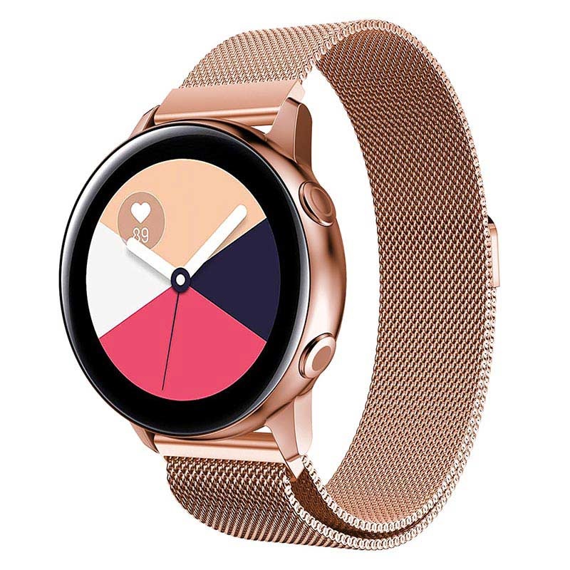 Samsung Galaxy Watch Active Magnetic Milanese Strap - Rose