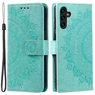 Bolsa tipo Carteira Mandala Series para Samsung Galaxy A54 5G - Verde