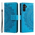 Bolsa tipo Carteira Mandala Series para Samsung Galaxy A34 5G - Azul