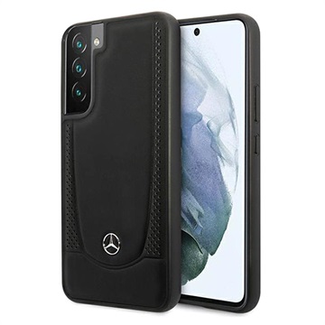 Capa de Pele Mercedes-Benz Urban Line para Samsung Galaxy S22+ 5G - Preto