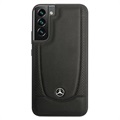 Capa de Pele Mercedes-Benz Urban Line para Samsung Galaxy S22+ 5G - Preto