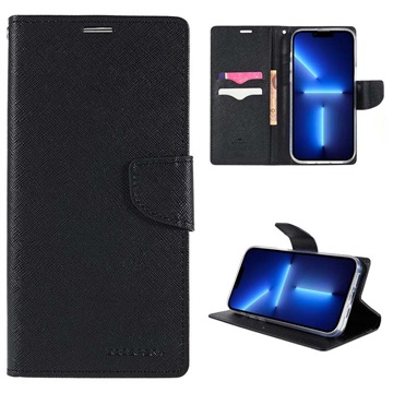 Capa Tipo Carteira Mercury Goospery Fancy Diary para iPhone 14 Pro Max - Preto