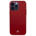 Capa de TPU Mercury Goospery Glitter para iPhone 15 Pro Max - Vermelho