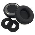 Almofadas de espuma com memória em tecido de malha para os auscultadores AKG Q701/K601/K701/K612 Pro/K712 Pro - Almofadas de substituição - Preto