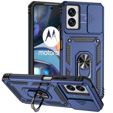 Capa Híbrida de Anel Rotativo com Proteção de Câmera para Motorola Moto G Power (2024)