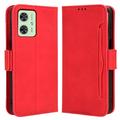 Bolsa tipo Carteira Cardholder para Motorola Moto G54 - Vermelho