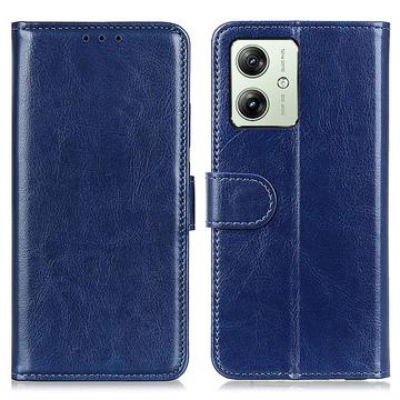 Capa tipo carteira com fecho magnético para Motorola Moto G64