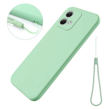 Capa de Silicone Líquido para Motorola Moto G84 - Verde