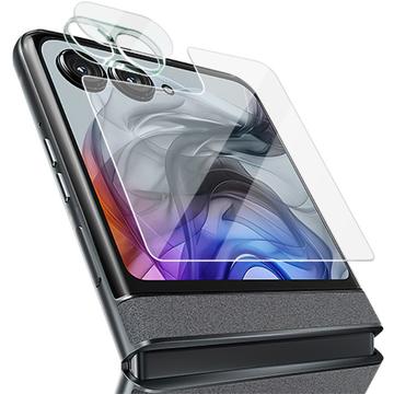 Conjunto de Protecção em Vidro Temperado Imak para Motorola Razr 50 - Transparente