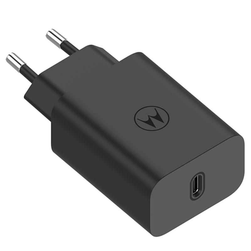 Carregador De Parede Motorola Turbopower Com Cabo Usb C Sjmc W