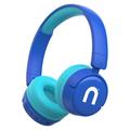 Niceboy Hive Kiddie On-Ear Auscultadores sem fios com limitador de ruído - Azul