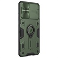 Capa Híbrida Nillkin CamShield Armor para Samsung Galaxy S21+ 5G - Verde Militar