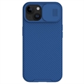 Capa Híbrida Nillkin CamShield Pro para iPhone 15 - Azul