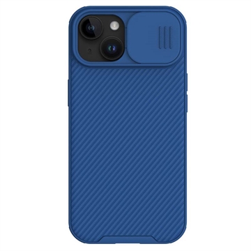 Capa Híbrida Nillkin CamShield Pro para iPhone 15 Plus - Azul