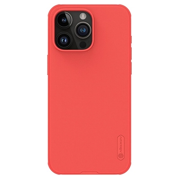 Capa Híbrida Nillkin Super Frosted Shield Pro para iPhone 15 Pro Max - Vermelho