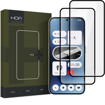 Protetor de Ecrã em Vidro Temperado Hofi Premium Pro+ para Nothing Phone (2a) - 2 Peças - Borda Preta