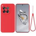 Capa de Silicone Líquido para OnePlus 12 - Vermelho