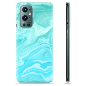 Capa de TPU - OnePlus 9 Pro - Mármore Azul