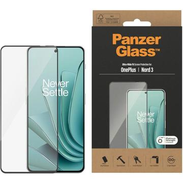 Protetor de Ecrã PanzerGlass Ultra-Wide Fit para OnePlus Ace 2V/Nord 3 - Borda Preta