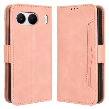 Bolsa tipo Carteira Cardholder para OnePlus Nord 4 - Cor-de-Rosa