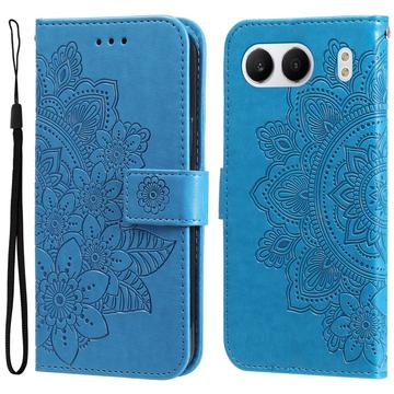 Bolsa tipo Carteira Mandala Series para OnePlus Nord 4 - Azul