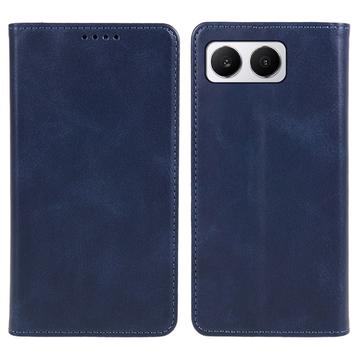 Capa para carteira OnePlus Nord 4 com fecho magnético - Textura de vitela - Azul