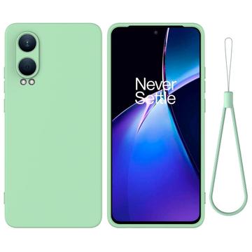 Capa de Silicone Líquido para OnePlus Nord CE4 Lite/Oppo K12x - Verde