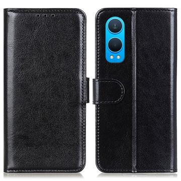 Bolsa Tipo Carteira para OnePlus Nord CE4 Lite/Oppo K12x - Preto