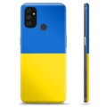 Capa de TPU Bandeira da Ucrânia  - OnePlus Nord N100 - Amarelo e azul claro