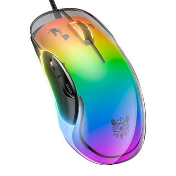 Rato Gaming Onikuma CW925 RGB com fios - Colorido