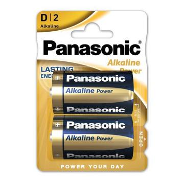 Pilhas alcalinas Panasonic Power LR20/D - 2 unidades