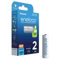 Pilhas AA recarregáveis Panasonic Eneloop BK-3MCDE/2BE 2000mAh - 2 unidades.