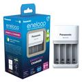 Carregador de pilhas Panasonic Eneloop BQ-CC55 SmartPlus - 4x AAA/AA