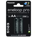 Pilhas AA recarregáveis Panasonic Eneloop Pro BK-3HCDE/2CP 2500mAh - 2 unidades.