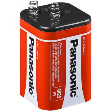 Bateria de bloco de cloreto de zinco Panasonic Special Power 4R25 - 6V, 7.5Ah