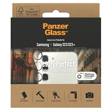 Protetor de Lente de Câmara PanzerGlass PicturePerfect para Samsung Galaxy S23 5G/S23+ 5G