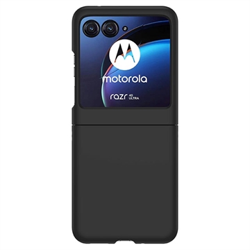 Capa de Plástico para Motorola Razr 40 Ultra - Preto