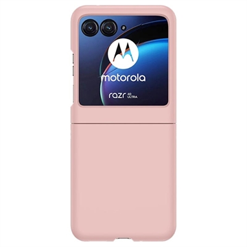 Capa de Plástico para Motorola Razr 40 Ultra - Cor-de-Rosa