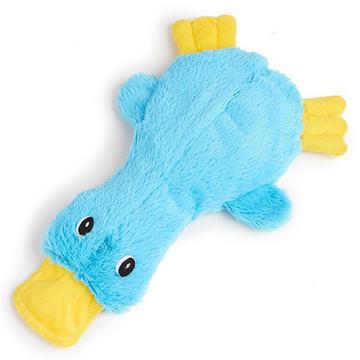 Brinquedo de peluche para cães com guincho de pato