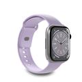 Bracelete de Silicone Apple Watch Series Ultra 2/Ultra/10/9/8/SE (2022)/7/SE/6/5/4/3/2/1 Puro Icon - 49mm/46mm/45mm/44mm/42mm - Lavanda