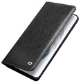 Capa de Pele Tipo Carteira Qialino Classic para Samsung Galaxy S21 5G - Preto