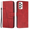 Capa Tipo Carteira com Suporte Quilted Series para Samsung Galaxy A32 (4G) - Vermelho