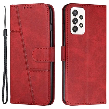 Capa Tipo Carteira com Suporte Quilted Series para Samsung Galaxy A32 (4G) - Vermelho