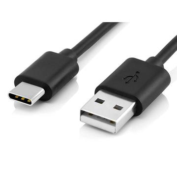 Cabo de carregamento Reekin USB 2.0 / USB-C para Nintendo Switch - 2m - Preto