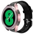 Capa Decorativa com Strass para Samsung Galaxy Watch5 - 40mm - Cor-de-rosa