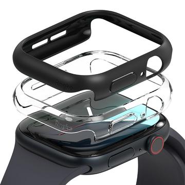 Capa Ringke Slim para Apple Watch Series 10 - 46mm - 2 Unid. - Transparente & Preto