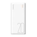 Banco de potência duplo USB Romoss Simple 20 20000mAh - Branco