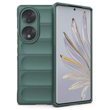 Capa de TPU Rugged Series para Honor 70 - Verde