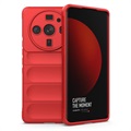 Capa de TPU Rugged Series para Xiaomi 12S Ultra - Vermelho